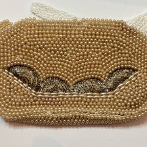 Vintage Purse 1940s Miranda Made In Japan Clutch - Coin Purse - Handbag Wristlet
